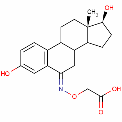 1,3,5[10]-Estratriene-3,17-diol-6-one 6-[o-carboxymethyl]oxime Structure,35048-47-6Structure