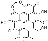 尾孢菌素结构式_35082-49-6结构式