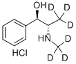 (1R,2s)-(-)-ephedrine-d6 hcl (dimethyl-d6) Structure,350820-08-5Structure