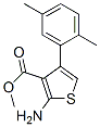 Methyl 2-amino-4-(2,5-dimethylphenyl)thiophene-3-carboxylate Structure,350990-26-0Structure