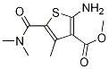 2-Amino-5-dimethylcarbamoyl-4-methylthiophene-3-carboxylic acid methyl ester Structure,350996-95-1Structure