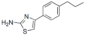 4-(4-Propylphenyl)thiazol-2-ylamine Structure,350997-71-6Structure