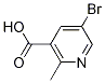 5-Bromo-2-methylpyridine-3-carboxylic acid Structure,351003-02-6Structure