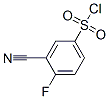 3-Cyano-4-fluorobenzenesulfonyl chloride Structure,351003-23-1Structure