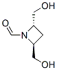 (2S,4S)-(9Ci)-2,4-双(羟基甲基)-1-氮杂丁烷羧醛结构式_351075-56-4结构式