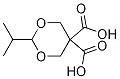 2-异丙基-5,5-二羧基-1,3-二噁烷结构式_35113-49-6结构式