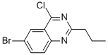 6-Bromo-4-chloro-2-propyl-quinazoline Structure,351426-10-3Structure