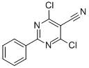 4,6-Dichloro-2-phenyl-5-pyrimidinecarbonitrile Structure,35258-58-3Structure