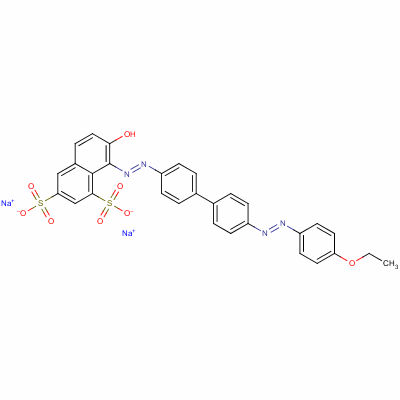 直接猩红结构式_3530-19-6结构式