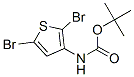 Carbamic acid,(2,5-dibromo-3-thienyl)-,1,1-dimethylethyl ester (9ci) Structure,353269-03-1Structure