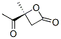 2-Oxetanone,4-acetyl-4-methyl-,(4s)-(9ci) Structure,353302-37-1Structure