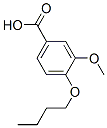 4-Butoxy-3-methoxy-benzoic acid Structure,3535-34-0Structure