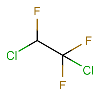 1,2-二氯三氟乙烷结构式_354-23-4结构式