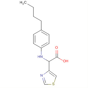 [2-(4-丁基-苯基氨基)-噻唑-4-基]-乙酸结构式_354124-96-2结构式