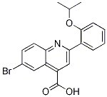 6-Bromo-2-(2-isopropoxyphenyl)quinoline-4-carboxylic acid Structure,354539-41-6Structure