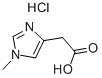 1-Methyl-4-imidazoleacetic acid hydrochloride Structure,35454-39-8Structure