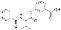 Benzoic acid,3-[[2-(benzoylamino)-3-methyl-1-oxo-2-butenyl ]amino]-(9ci) Structure,354550-20-2Structure