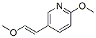 (9CI)-2-甲氧基-5-(2-甲氧基乙烯)-吡啶结构式_354812-07-0结构式