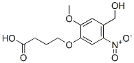 4-(4-Hydroxymethyl-2-methoxy-5-nitrophenoxy)butyric acid Structure,355017-64-0Structure