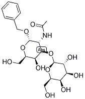 苄基-2-乙酰氨基-2-脱氧-3-O-(β-D-吡喃半乳糖基)-α-D-吡喃半乳糖苷结构式_3554-96-9结构式