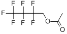 1H,1H-heptafluorobutyl acetate Structure,356-06-9Structure