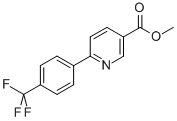 3-Pyridinecarboxylic acid,6-[4-(trifluoromethyl)phenyl ]-,methyl ester Structure,356058-34-9Structure