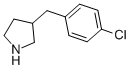 3-[(4-Chlorophenyl)methyl]pyrrolidine Structure,356558-17-3Structure