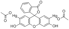 Fluorescein mercuric acetate, pure Structure,3570-80-7Structure