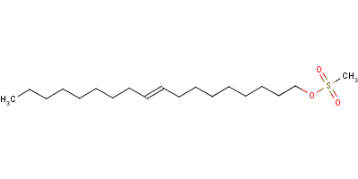 cis-9-Octadecenyl Methanesulfonate Structure,35709-09-2Structure