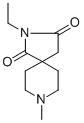 2-Ethyl-8-methyl-2,8-diazaspiro[4.5]decane-1,3-dione Structure,3576-73-6Structure