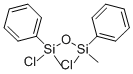 1,3-Dichloro-1,3-dimethyl-1,3-diphenyldisiloxane Structure,3582-72-7Structure