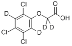 (2,4,5-Trichlorophenoxy-d2)acetic-2,2-d2 acid Structure,358731-37-0Structure