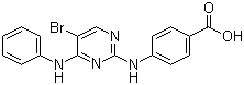 4-(5-Bromo-4-(phenylamino)pyrimidin-2-ylamino)benzoic acid Structure,358789-05-6Structure