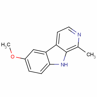 9H-pyrido[3,4-b]indole,6-methoxy-1-methyl- Structure,3589-72-8Structure