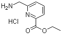 6-(氨基甲基)-2-吡啶羧酸乙酯盐酸盐结构式_359015-11-5结构式