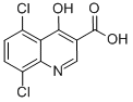 5,8-Dichloro-4-hydroxyquinoline-3-carboxylic acid Structure,35973-26-3Structure