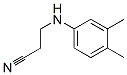 3-[(3,4-Dimethylphenyl)amino]propanenitrile Structure,36034-61-4Structure