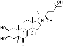 Ecdysone Structure,3604-87-3Structure