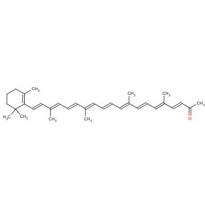 Citranaxanthin Structure,3604-90-8Structure