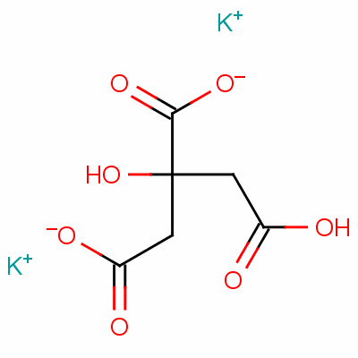 Dipotassium hydrogen citrate Structure,3609-96-9Structure