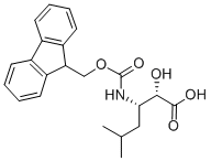 Fmoc-(2s,3s)-3-氨基-2-羟基-5-甲基己酸结构式_361161-57-1结构式