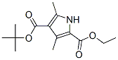 3,5-Dimethyl-1H-pyrrole-2,4-dicarboxylic acid 4-tert-butyl ester 2-ethyl ester Structure,361380-77-0Structure