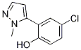 4-Chloro-2-(1-methyl-1h-pyrazol-5-yl)phenol Structure,36141-23-8Structure