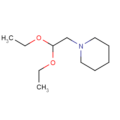 N-(2,2-二乙氧基乙基)哌啶结构式_3616-58-8结构式