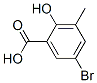 5-Bromo-2-hydroxy-3-methylbenzenecarboxylic acid Structure,36194-82-8Structure