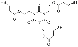 Tris[2-(3-mercaptopropionyloxy)ethyl] Isocyanurate Structure,36196-44-8Structure