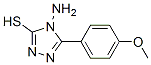 4-氨基-5-(4-甲氧基苯基)-4H--[1,2,4]噻唑-3-硫醇结构式_36209-49-1结构式