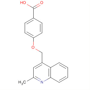 4-[(2-Methyl-4-quinolinyl)methoxy]benzoic acid Structure,362488-51-5Structure