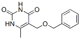 2,4(1H,3H)-Pyrimidinedione, 6-methyl-5-[(phenylmethoxy)methyl]- Structure,362690-43-5Structure