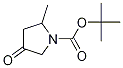 Tert-butyl2-methyl-4-oxopyrrolidine-1-carboxylate Structure,362706-25-0Structure